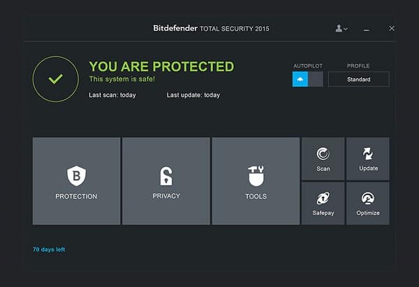 Bitdefender Total Security 2015 Free License Key
