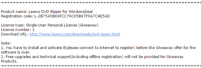Leawo Dvd Ripper For Windows Giveaway 3