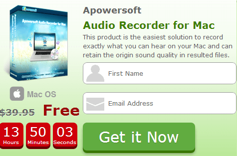 Free Key For Apowersoft Audio Recorder For Mac