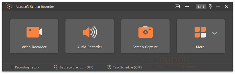 Aiseesoft Screen Recorder Screenshot