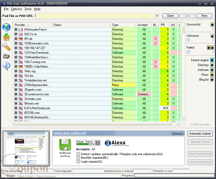 Gsa Auto Softsubmit Coupon Code