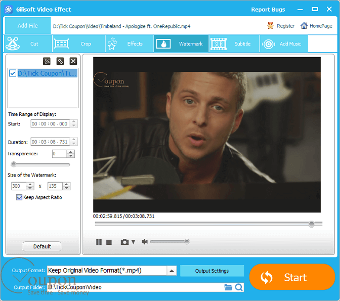 Gilisoft Video Effect Coupon Code