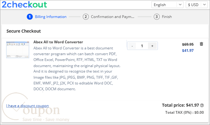 Abex All To Word Converter Coupon Code