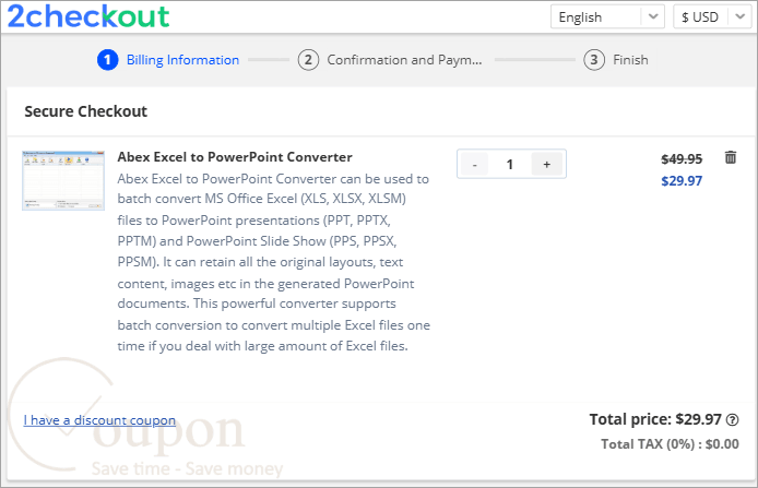 Abex Excel To Powerpoint Converter Coupon Code