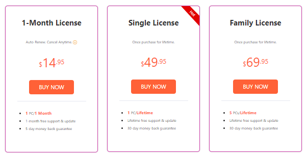 Audfree Spotify Music Converter Price