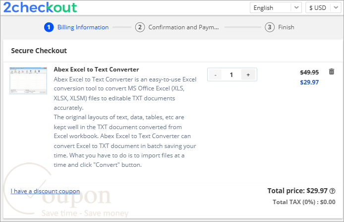 Abex Excel To Text Converter Coupon Code