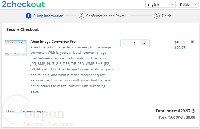 Abex Image Converter Pro Coupon Code