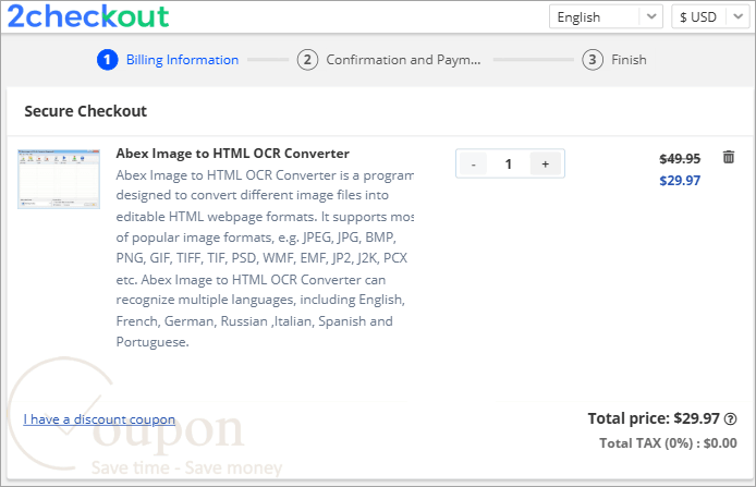 Abex Image To Html Ocr Converter Coupon Code
