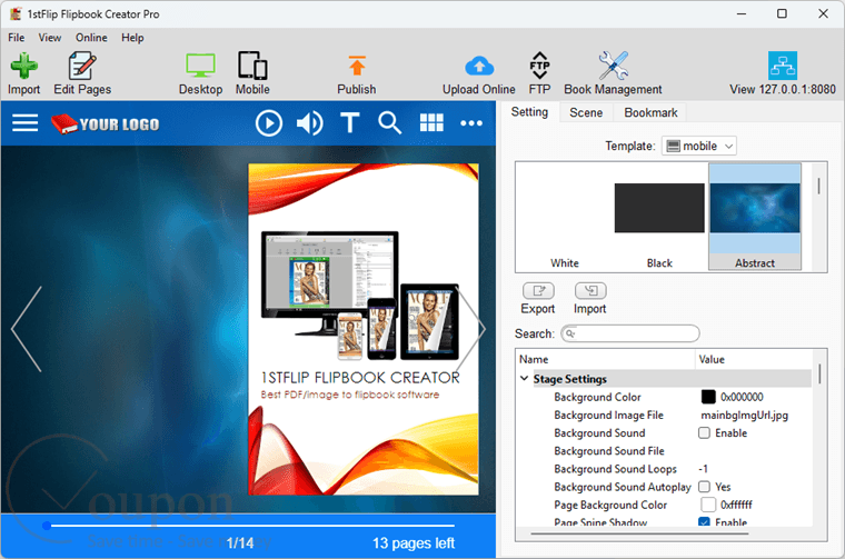 1Stflip Flip Book Creator Pro Screenshot