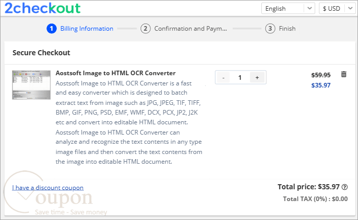 Aostsoft Image To Html Ocr Converter Coupon Code