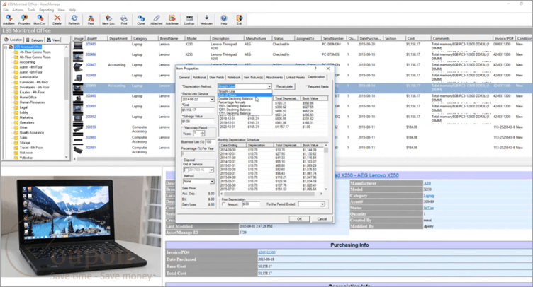 Assetmanage Screenshot