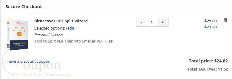 Bitrecover Pdf Split Wizard Coupon Code