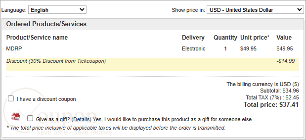 Mdrp Coupon Code