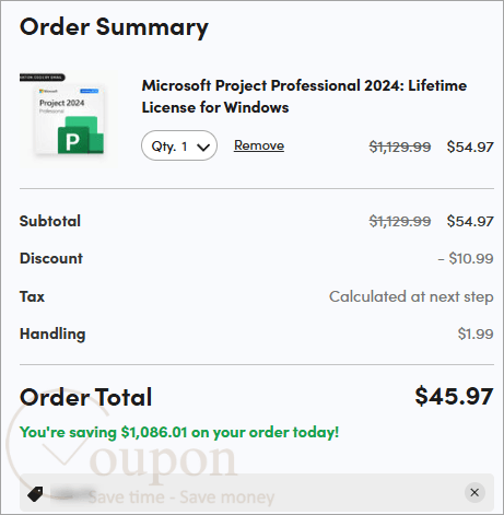 Microsoft Project Coupon Code