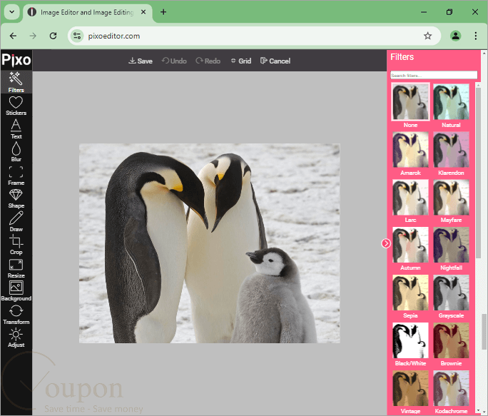 Pixo Image Editor Screenshot
