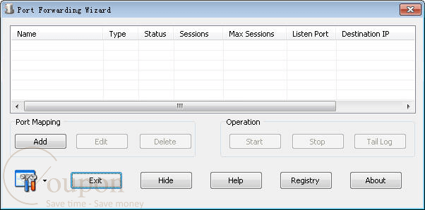 Port Forwarding Wizard Screenshot