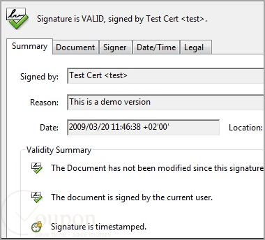 Time Stamp Server Screenshot