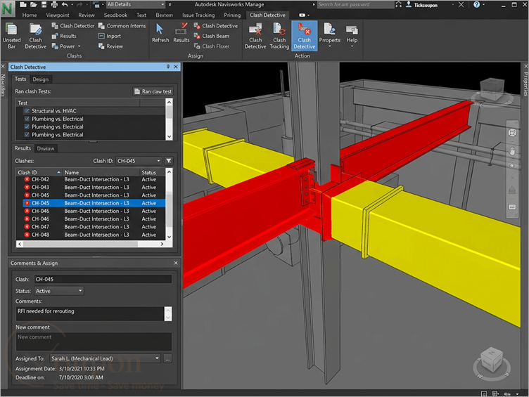 Autodesk Navisworks Simulate Screenshot