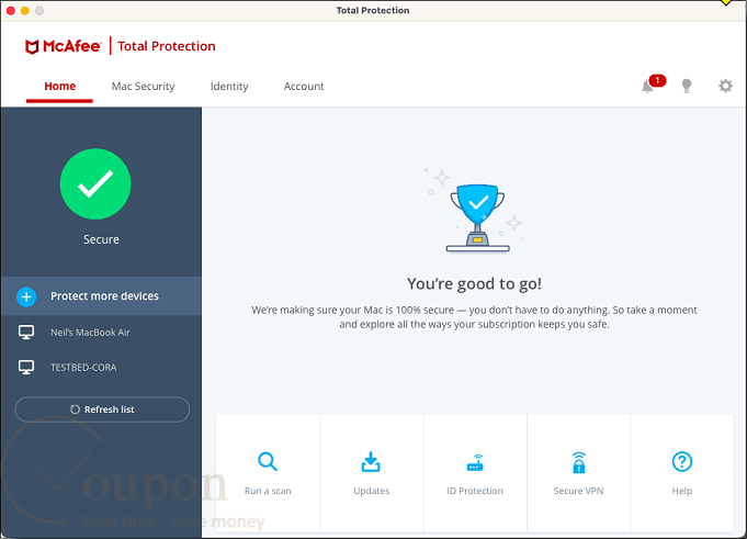 Mcafee Total Protection Screenshots