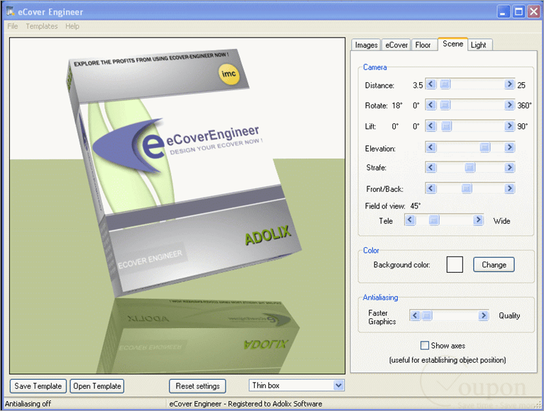 Ecover Engineer Screenshot