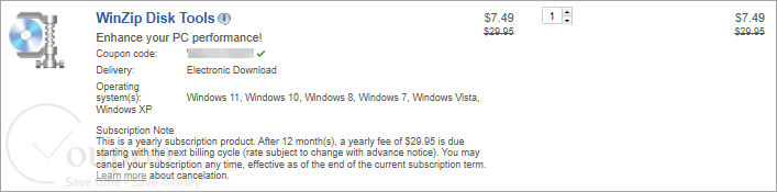 Winzip Disk Tools Coupon Code