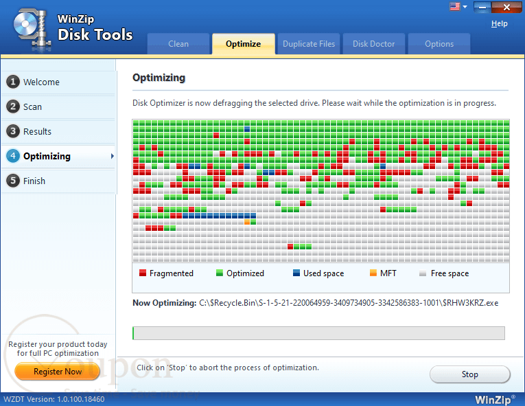 Winzip Disk Tools Screenshot