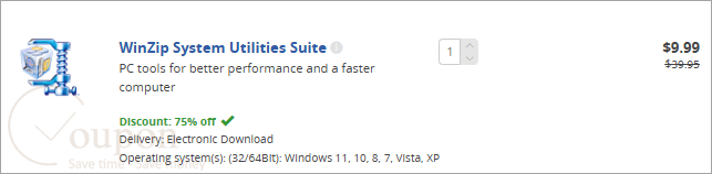 Winzip System Utilities Suite Coupon Code