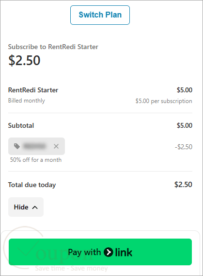 Rentredi Coupon Code