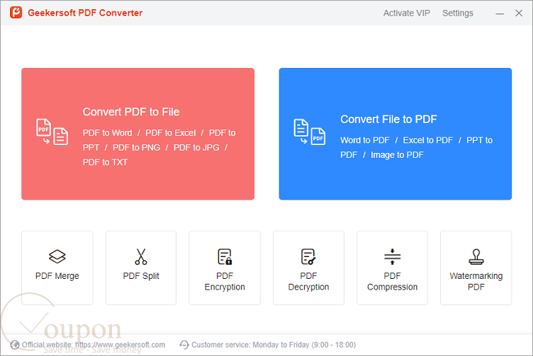 Geekersoft Pdf Converter Screenshot