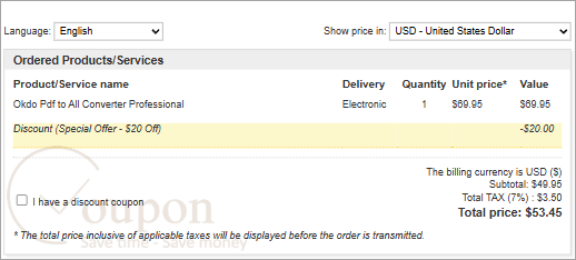 Okdo Pdf To All Converter Professional Coupon Code