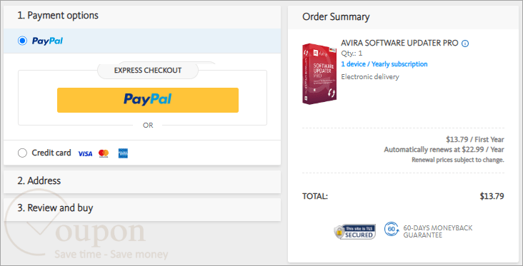 Avira Software Updater Pro Coupon Code