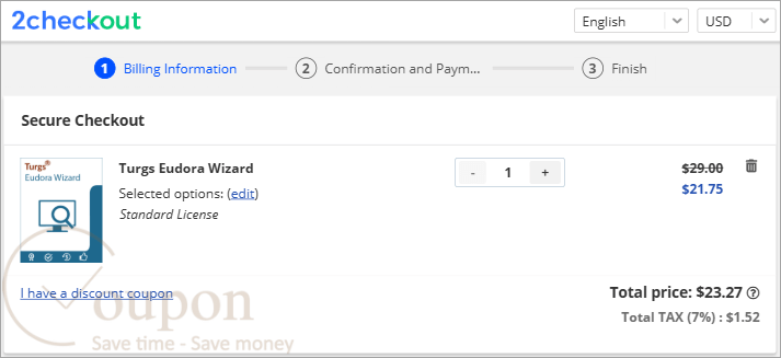 Turgs Eudora Wizard Coupon Code