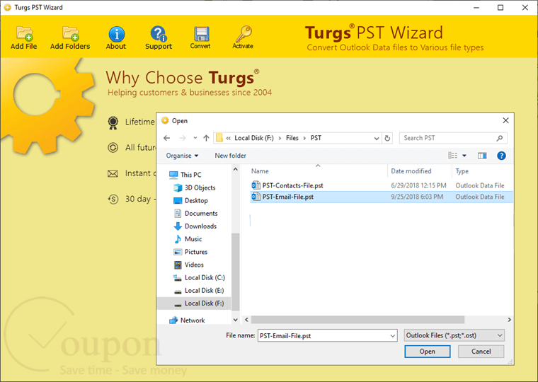 Turgs Pst Wizard Screenshot