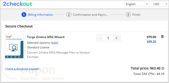 Turgs Zimbra Msg Wizard Coupon Code