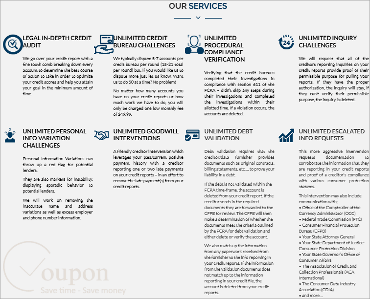 Creditfirm Discount Code