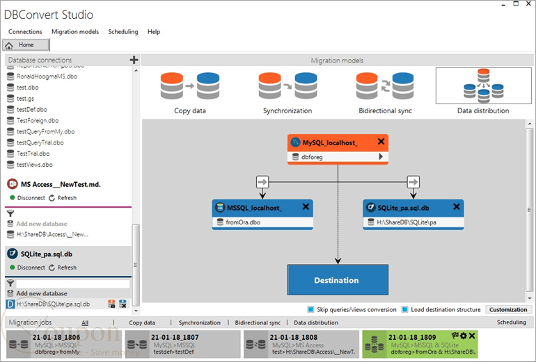 Dbconvert Studio Screenshot