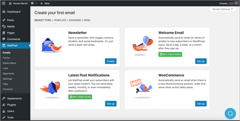 Mailpoet Screenshot
