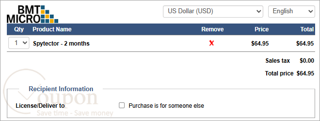 Spytector Coupon Code