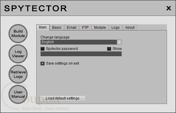 Spytector Screenshot