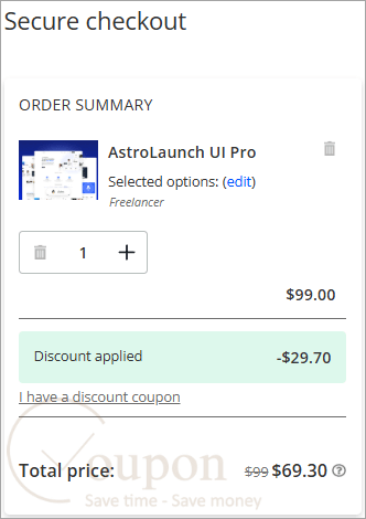 Astrolaunch Ui Pro Coupon Code