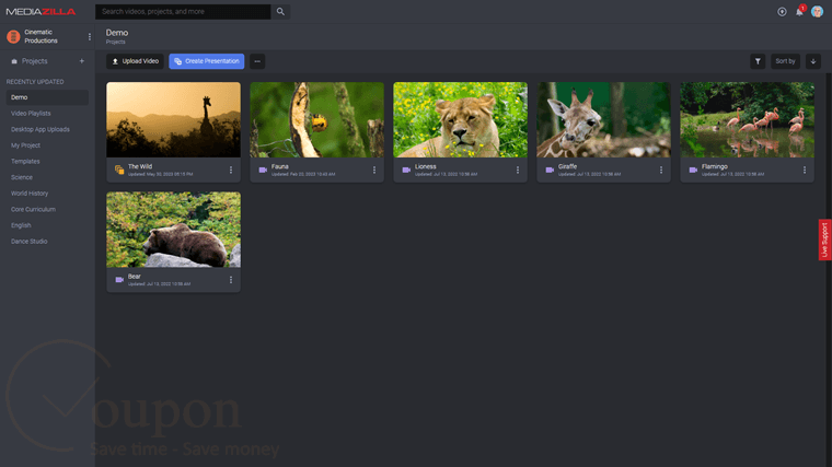 Mediazilla Screenshot