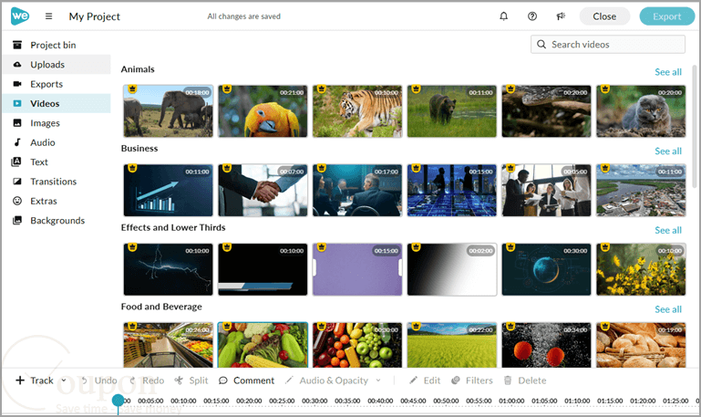 Wevideo Screenshot