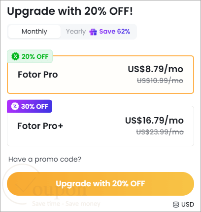 Fotor Coupon Code