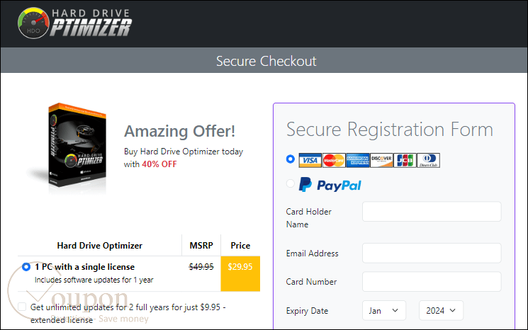 Hard Drive Optimizer Coupon Code