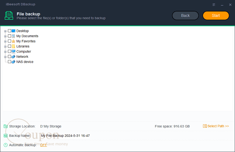 Ibeesoft Dbackup Screenshot
