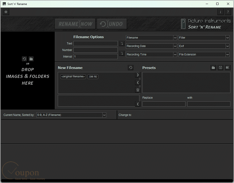 Picture Instruments Sortn Rename Screenshot