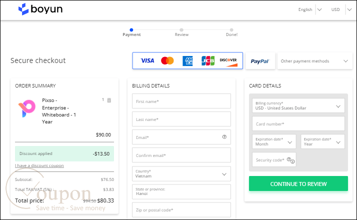 Pixso Enterprise Coupon Code