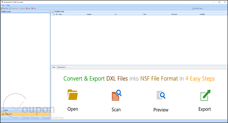Systools Dxl To Nsf Converter Screenshot