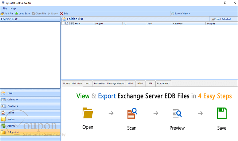 Systools Exchange Edb Converter Screenshot