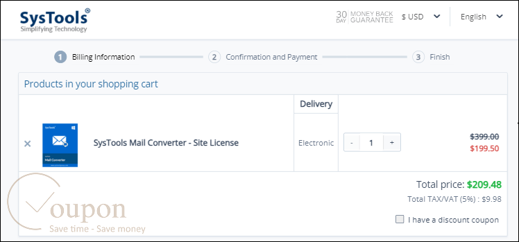 Systools Mail Converter Coupon Code